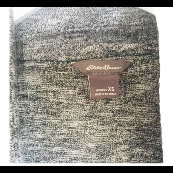 EDDIE BAUER Cascade Open Front Drape Cardigan With Long Sleeves Grey Size XS - Picture 9 of 13